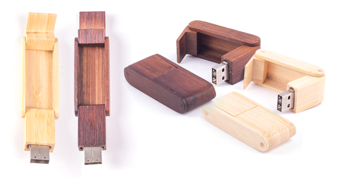 Wooden Flip USB Stick