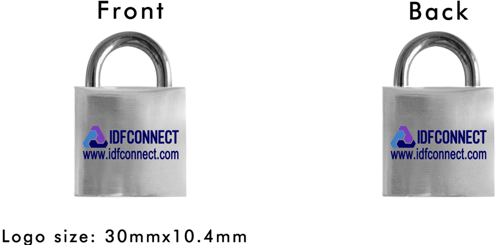 Customized Metal Lock USB for Idfconnect