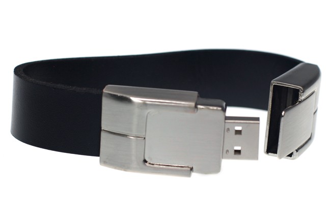 Leather USB Bracelet
